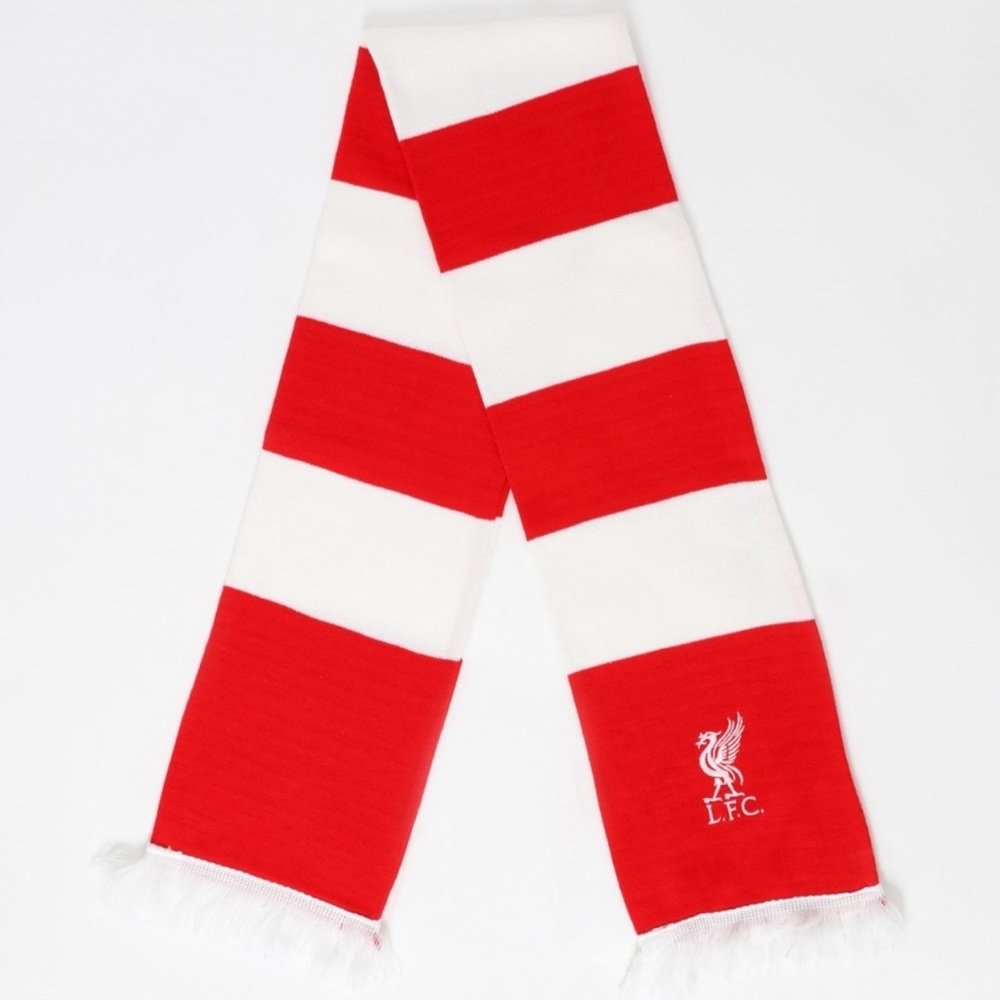 Liverpool rede and white scarf